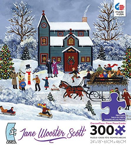 Jane Wooster Scott Holiday Treats Winter Christmas 300pc Jigsaw Puzzle