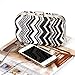 BMC Fashionable Multicolored Zigzag Design Woven Twine Statement Clutch Handbag