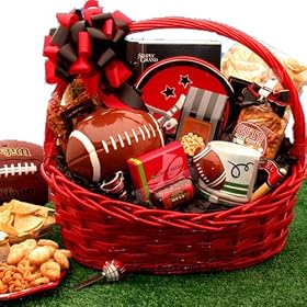 Football Fantasy Gourmet Food Gift Basket - Fathers Day Gift Idea for Him by Art of Appreciation Gift Baskets