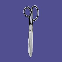 SPR11077 - Straight Trimmers, 3-5/16 Cut Lgth, 7 Full Lgth,BK Handles