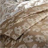  : Gaiam 300 Thread Count 100% Organic Cotton, King Duvet Cover, Jaipur Paisley