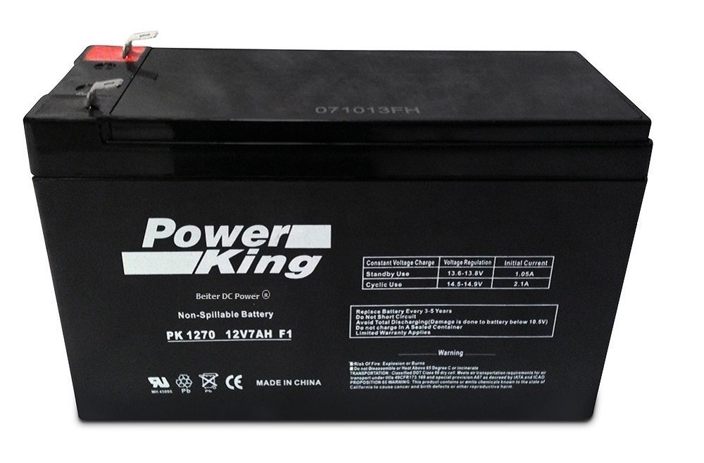 Amazon.com: 12V 7.2Ah SLA Rechargeable Battery for Security ...
