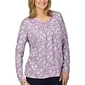 Merona&reg; Plus Pleated Neck Knit Top - Purple Floral