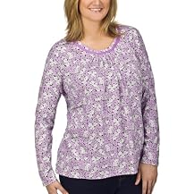 Merona&reg; Plus Pleated Neck Knit Top - Purple Floral