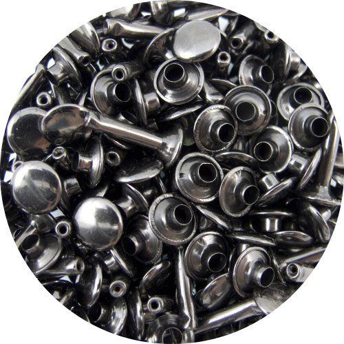 Springfield Leather Company's Gunmetal Large Extra Long Double Cap Rivets 100pk