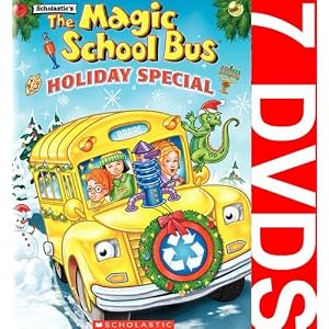 Magic School Bus 7 Dvd Collection (Bugs, Bugs, Bugs Human Body Holiday Special Creepy... by Scholastic Magic School Bus