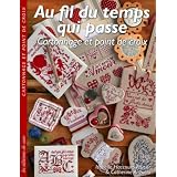 Au fil du temps qui passe, Cartonnage et point de croix.par Isabelle Haccourt-Vautier
