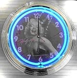 Marilyn Monroe Neon Wall Clock