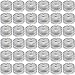 JINHEZO Waterproof Wedding Underwater Battery Sub LED Lights Seasonal & Festival Celebration Flameless LED Tea Light White 36 Pack