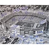 1969 Jets Team Signed SB III Orange Bowl Overhead 3/4 Angle 16x20
