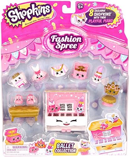 Moose Toys Shopkins Season 3 Fashion Spree Themed Pack Ballet Collection