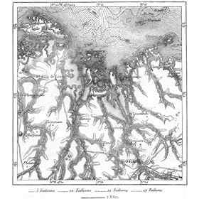 BRITTANY:Morlaix,sketch map,c1885