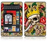 Traditional Tattoo 1 Design Decorative Skin Decal Sticker for Amazon Kindle Fire (7 inch Color Multi-Touch Display)