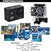 Indigi® Waterproof HD 1080p WiFi Outdoor Sports DV Cam Video Recording WiFi Feature - Remote Shutter & View From iPhone Android Phone -