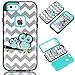 iPhone 6 Case,iPhone 6 4.7 Case,By Caseland[3 Piece Pattern] Owl Design Hybrid Hard Soft Case High Impact Bumper Protective Case For iPhone 6 [Green]