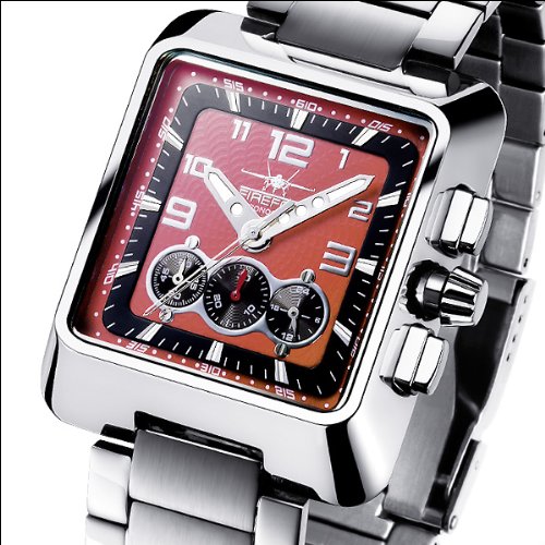 FIREFOX Herrenuhr Chronograph SEASEEKER FFS160-105 rot