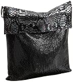 Whiting Davis Iridescent Boa Messenger Bag