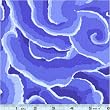 Kaffe Fassett Wood Ear Blue Cotton Yardage Fabric