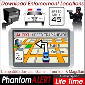 PhantomALERT PA99MAD Lifetime Download over 100,000+ locations in to your GPS