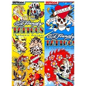 Ed Hardy Celebrity Temporary Vending Tattoos w/Display Card