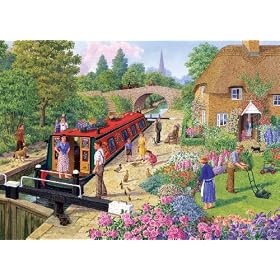 Gibsons The Lock Keeper's Cottage Jigsaw Puzzle (1000 Pieces)