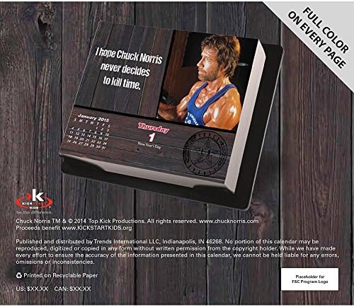 Chuck Norris 2015 Daily Desk Calendar