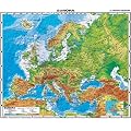 XXL 1,64 Meter - Original handgezeichnete Relief Europa-Karte mit Lifetime Update Zertifikat - by Wenschow since 1908 - antireflex-entspiegelt laminiert (riesen gro�es Poster, Wandkarte, Europakarte, Gro�formt)