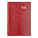 Brownline 2016 Coilpro Daily Planner, Perfect Binding with Hard Red Cover, English, 8-Inch by 5-Inch (CB634C.RED-2016)