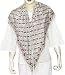 Crepe Silk Scarf Square Womens Accessory 44 x 44 inches (sqsrf087)