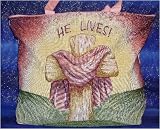 He Lives Tapestry Tote Bag