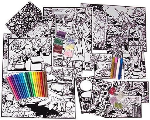 Color & Reveal 51 Piece Vivid Velvet Coloring Set