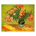 Vase of Oleanders by Vincent Van Gogh - 30x24"
