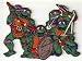 Search : Teenage Mutant Ninja Turtles Leonardo Raphael Michelangelo Donatello Embroidered Iron On / Sew On Patch