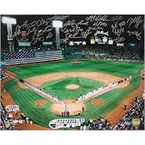 Boston Red Sox - Aeriel View - Team Signed 16x20 Photograph