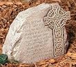 Pack of 2 Joseph's Studio Irish Blessing Religious Outdoor Garden Stones