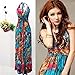 Voinnia Women Empire Waist Summer Boho Halter V Neck Long Beach Dress