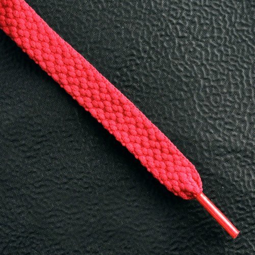 (Price/10 pairs)High Quality Shoelaces, Flat Shoelaces, Laces for Shoes ( RED )
