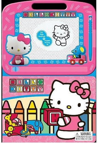 Hello Kitty Story Book and Magnetic Drawing Kit