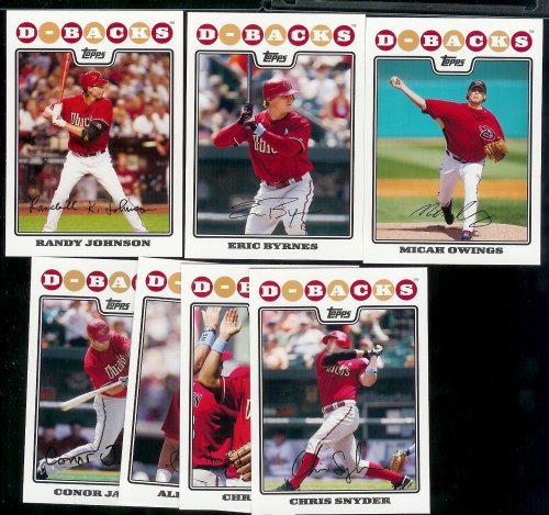 2008 Topps Arizona Diamondbacks Complete Team Set (19 Cards)