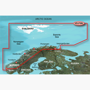 GARMIN VEU708L NORTH NORWAY BLUECHART G2 VISION