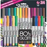Sharpie Ultra-Fine-Point Permanent Markers, 24-Pack Colored Markers (32893)