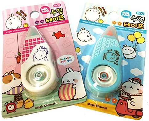 Molang Stationary White-out 2pcs Set Correction Tape Set