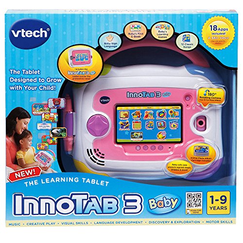 VTech InnoTab 3 Baby Electronic Learning Tablet, Pink