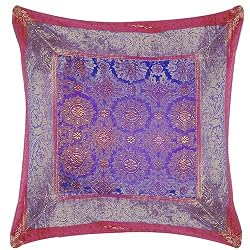 Silk Fabric Pillow Covers India Home Decor Gift Ideas