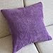 Solid Reddish Purple Corn Kernels Pattern Polyester Throw Pillow Covers Pillowcase Sham Decor Cushion Slipcovers Square 17x17 Inch