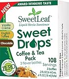 Sweet Drops Assorted Flavor Pack Vanilla Cr&egrave;me, Toffee, Chocolate