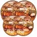 Reston Lloyd Electric Stove Burner Covers, Set of 4, Barnyard