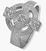 Large Sterling Silver Celtic Cross Ring