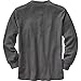 Legendary Whitetails Mens Summit Double Collar Henley Charcoal Heather Large