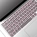 iBenzer - Macaron Serie Keyboard Cover Silicone Rubber Skin for Macbook Pro 13'' 15'' 17'' (with or without Retina Display) Macbook Air 13'' and iMac - Square Pink MKC02SPK